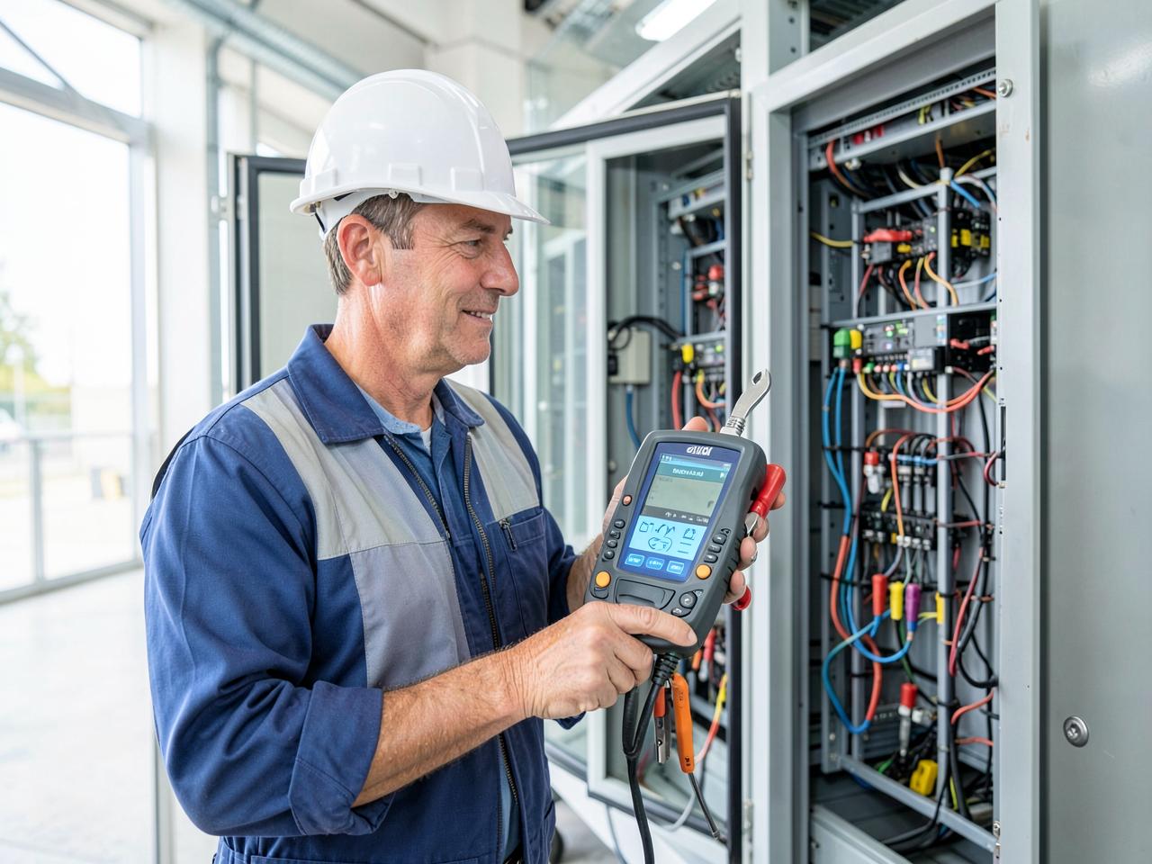 Mätinstrument för energimätning och belastningsanalys vid en elcentral